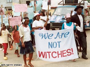Nigerian Child Witch Hunt Protest